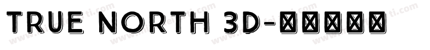 True North 3D字体转换